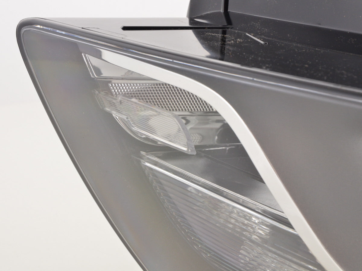 Scheinwerfer Set Daylight LED Tagfahrlicht Audi Q5 08.12 schwarz Scheinwerfer Set Daylight LED Tagfahrlicht Audi Q5 08.12 schwarz